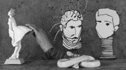 Roger Ballen et Ronny Delrue à la Centrale for contemporary art Roger Ballen et Ronny Delrue à la Centrale for contemporary art