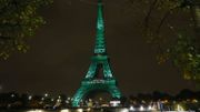 Lors de la ratification de l'accord de Paris, la tour Eifel s'était mise au vert. Lors de la ratification de l'accord de Paris, la tour Eifel s'était mise au vert.