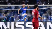Dries Mertens fête son but Dries Mertens fête son but
