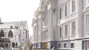 Le coup d'envoi est donné pour les travaux de rénovation de la Bourse de Bruxelles Le coup d'envoi est donné pour les travaux de rénovation de la Bourse de Bruxelles