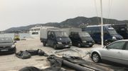 Une partie du port est réservée a l'accueil des migrants. Une partie du port est réservée a l'accueil des migrants.
