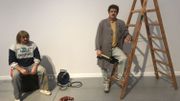 Two workers, 1993 de l'américain Duane Hanson Two workers, 1993 de l'américain Duane Hanson