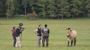 notre équipe de tournage à Han notre équipe de tournage à Han
