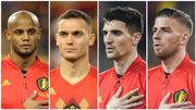 Kompany, Vermaelen, Meunier, Alderweireld Kompany, Vermaelen, Meunier, Alderweireld