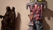 La Vierge à l'enfant signée Jean Lequeu La Vierge à l'enfant signée Jean Lequeu