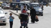 Frontière libano-syrienne: les réfugiés affluent Frontière libano-syrienne: les réfugiés affluent