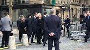 Claude Chirac, fille de l'ancien président, à son arrivée à l'église Saint-Sulpice à Paris Claude Chirac, fille de l'ancien président, à son arrivée à l'église Saint-Sulpice à Paris