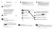 Captures d'écran d'une série de messages visant une internaute, publiés sur Facebook au nom de Philippe Latteur. Captures d'écran d'une série de messages visant une internaute, publiés sur Facebook au nom de Philippe Latteur.