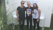 Vivian Campbell et Phil COllen au Graspop avec Cyril Wilfart Vivian Campbell et Phil COllen au Graspop avec Cyril Wilfart