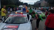 Le personnel de Spa-Francorchamps en action lors de la parade des pilotes des 24 heures Le personnel de Spa-Francorchamps en action lors de la parade des pilotes des 24 heures