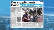 Des suppléments CoVid à votre charge Des suppléments CoVid à votre charge