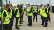 Le roi Philippe en visite à l'aéroport de Liège Le roi Philippe en visite à l'aéroport de Liège