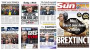 "Une humiliation complète": la presse britannique flingue May après le rejet de l'accord sur le Brexit "Une humiliation complète": la presse britannique flingue May après le rejet de l'accord sur le Brexit