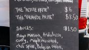 Au menu chez Manneken Eats. Au menu chez Manneken Eats.