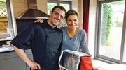 Le chef Jean-Philippe Watteyne et Armelle Le chef Jean-Philippe Watteyne et Armelle