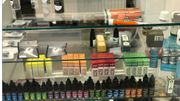 Une partie des produits qui était en vente au magasin d'Ixelles Une partie des produits qui était en vente au magasin d'Ixelles