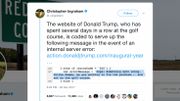 Un message caché sur le site officiel de Donald Trump attaque maladroitement Barack Obama Un message caché sur le site officiel de Donald Trump attaque maladroitement Barack Obama