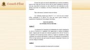 L'arrêt du Conseil d'Etat qui donne raison à Muriel Targnion et Alexandre Loffet. L'arrêt du Conseil d'Etat qui donne raison à Muriel Targnion et Alexandre Loffet.