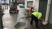 Quand les agents d'Ores n'ont pas accès aux compteurs de gaz dans les habitations, ils doivent ouvrir les trottoirs. Quand les agents d'Ores n'ont pas accès aux compteurs de gaz dans les habitations, ils doivent ouvrir les trottoirs.