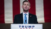 Eric Trump s'exprime lors de la convention républicaine à Charlotte Eric Trump s'exprime lors de la convention républicaine à Charlotte