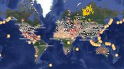 La carte mondiale de la pollution au dioxyde de soufre, responsable de millions de décès par an La carte mondiale de la pollution au dioxyde de soufre, responsable de millions de décès par an