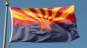 Le drapeau de l'Etat d'Arizona. Le drapeau de l'Etat d'Arizona.
