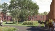 Un éco-quartier sur un site largement verdurisé Un éco-quartier sur un site largement verdurisé