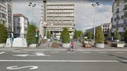 La place Fontainas, en 2014, avant le piétonnier. La place Fontainas, en 2014, avant le piétonnier.