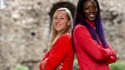 Eline Berings et Anne Zagre sur 100m haies Eline Berings et Anne Zagre sur 100m haies
