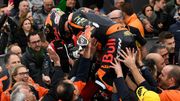 Troisième victoire consécutive en Moto2 pour Binder, qui s'impose à Valence Troisième victoire consécutive en Moto2 pour Binder, qui s'impose à Valence