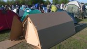 Une tente pas comme les autres ou quand le camping fait un carton Une tente pas comme les autres ou quand le camping fait un carton