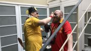 Les préparatifs pour le clip Les préparatifs pour le clip