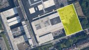Reyers 2020: situation actuelle, avec en jaune l'emplacement choisi pour les futurs bâtiments. Reyers 2020: situation actuelle, avec en jaune l'emplacement choisi pour les futurs bâtiments.
