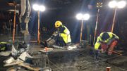 Depuis lundi, on s'active sous la dalle du parking en construction. Le concessionnaire a donné un mois aux archéologues pour qu'ils puissent mener leurs fouilles. Depuis lundi, on s'active sous la dalle du parking en construction. Le concessionnaire a donné un mois aux archéologues pour qu'ils puissent mener leurs fouilles.