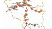 La carte des "quartiers de gare" La carte des "quartiers de gare"
