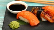 Le wasabi, or vert de la cuisine japonaise, piqué par la pandémie. Le wasabi, or vert de la cuisine japonaise, piqué par la pandémie.