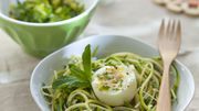 Recette : rémoulade de courgettes à la menthe, œufs mollets et gremolata Recette : rémoulade de courgettes à la menthe, œufs mollets et gremolata