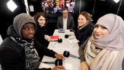 Au premier plan : Junior et Lydia Mesrour, nos invités au Facebook live Au premier plan : Junior et Lydia Mesrour, nos invités au Facebook live