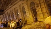Les dégâts de l'explosion de samedi à Budapest Les dégâts de l'explosion de samedi à Budapest