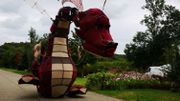 Huy: une femelle dragon de 12 mètres au Festival des arts de la rue Huy: une femelle dragon de 12 mètres au Festival des arts de la rue