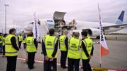 Le roi Philippe en visite à l'aéroport de Liège Le roi Philippe en visite à l'aéroport de Liège