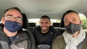 Toma Nikiforov avec l'équipe RTBF Toma Nikiforov avec l'équipe RTBF