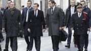 De gauche à droite : Laurent Nuñez (secrétaire d'Etat auprès de ministère de l'intérieur), Emmanuel Macron (Président de la France), Christophe Castaner (Ministre français de l'intérieur) et Michel Delpuech (préfet de police de Paris) De gauche à droite : Laurent Nuñez (secrétaire d'Etat auprès de ministère de l'intérieur), Emmanuel Macron (Président de la France), Christophe Castaner (Ministre français de l'intérieur) et Michel Delpuech (préfet de police de Paris)