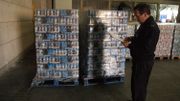 Ses palettes de bière dans des camions bulgares Ses palettes de bière dans des camions bulgares
