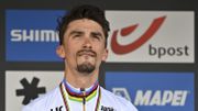 Mondiaux de cyclisme : Alaphilippe célèbre son titre par un magnifique clapping avec le public belge (vidéo) Mondiaux de cyclisme : Alaphilippe célèbre son titre par un magnifique clapping avec le public belge (vidéo)