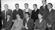 En haut: Rik Van Looy, Wally Monty, Herman Van Springel, Joseph Spruyt, Martin Vandenbossche, Frans Brands.
En bas: Willy Van Neste, Georges Vandenberghe, Willy Planckaert et Joseph Huysmans En haut: Rik Van Looy, Wally Monty, Herman Van Springel, Joseph Spruyt, Martin Vandenbossche, Frans Brands.
En bas: Willy Van Neste, Georges Vandenberghe, Willy Planckaert et Joseph Huysmans
