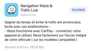   After Google Maps, it's Waze's turn to come to Apple CarPlay. 