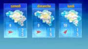 Météo de ce week-end : des précipitations la nuit, du soleil en journée Météo de ce week-end : des précipitations la nuit, du soleil en journée