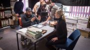Nabil Ben Yadir et Ruth Becquart sur le tournage Nabil Ben Yadir et Ruth Becquart sur le tournage