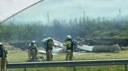 Un petit avion s'écrase près de l'E40 à Walshoutem Un petit avion s'écrase près de l'E40 à Walshoutem